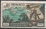 Монако 1971 год. 50 лет создания Международного управления гидрографии. 1 марка