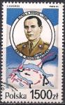 Польша 1990 год. Генерал З. Богуш-Шишко. 1 гашеная марка