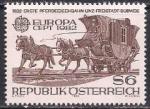 Австрия 1982 год. Европа. История почты. 1 марка