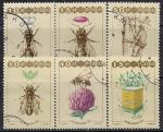 Польша 1987 год. Всемирный Конгресс по пчеловодству в Варшаве. 6 гашёных марок