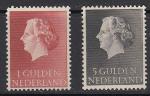 Нидерланды 1954/1955 г. Стандарт. Королева Юлиана, 2 марки