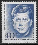 Германия 1964 год. Берлин. Джон Кеннеди, 1 марка