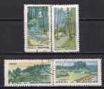 КНДР 1969 год. Военные лагеря для защиты от японских агрессоров. 4 гашёные марки