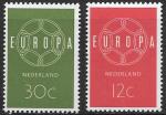 Нидерланды 1959 год. Европа. Эмблема, 2 марки