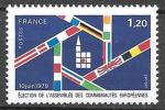 Франция, 1979 год. Первые прямые выборы в Европейский парламент. 1 марка