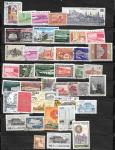 Набор иностранных марок, архитектура, 40 марок гашеных и чистых