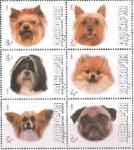 Аджария (Грузия) 1999 год. Собаки 6 марок