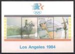 Бельгия 1984 год. Летние Олимпийские игры в Лос-Анджелесе. Блок