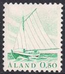 Финляндия (Аландские острова) 1986 год. Рыболовная лодка. 1 марка