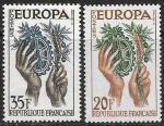 Франция 1957 год. Европа СЕПТ. Эмблема, 2 марки