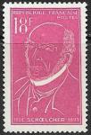 Франция 1957 год. Виктор Шельшер, политик и публицист, 1 марка