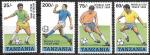 Танзания 1990 год. Чемпионат Мира по футболу в Италии, 4 марки