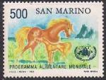 Сан-Марино 1983 год. 20 лет мировой продовольственной программе. 1 марка
