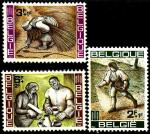 Бельгия 1963 год. Борьба с голодом. 3 марки
