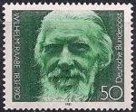 ФРГ 1981 год. 150 лет со дня рождения писателя Вильгельма Раабе. 1 марка