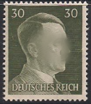 Германия (Рейх) 1941 год. Стандарт. Адольф Гитлер (ном. 30). 1 марка из серии	