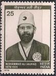 Индия 1978 год. 100 лет со дня рождения индийского патриота Али Мохаммеда Джахара. 1 марка