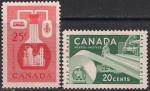 Канада 1956 год. Промышленность. 2 марки