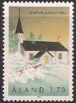 Финляндия (Аландские острова) 1990 год. Кирха святого Андреаса общины Лумпарланда. 1 марка