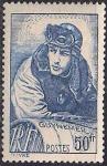 Франция 1940 год. Летчик-истребитель Жорж Гинемер. 1 марка