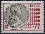 Монако 1974 год. 350 лет чеканки медалей. 1 марка