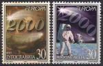 Югославия 2000 год. Европа. 2 марки