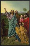Карточка. Иисус Христос с учениками. 20е годы