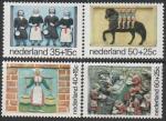 Нидерланды 1975 год. Историческая облицовочная плитка, 4 марки 