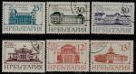 Болгария 1977 год. Монументальные здания Софии. 6 гашёных марок 