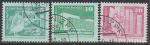 ГДР 1980 год. Строительство в ГДР, 3 гашёных марки 