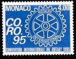  Монако 1995 год. Международный конгресс CO. RO.-95 в Ницце, 1 марка 