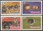 Танзания 1985 год. Керамика, 4 марки 