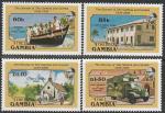 Гамбия 1985 год. 50 лет Англиканской Епархии в Гамбии, 4 марки 