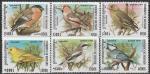 Камбоджа 1999 год. Птицы, 6 марок 