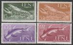 Ифни (Марокко) 1954 год. Морские животные, 4 марки (н