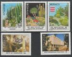 Монако 1983 год. 50 лет Ботаническому саду. Достопримечательности, 5 марок 
