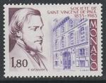 Монако 1983 год. 150 лет созданию общины Святого Винсента в Париже, 1 марка 