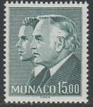 Монако 1986 год. Князь Ренье III и принц Альберт, 1 марка 
