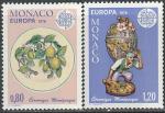 Монако 1976 год. Европа СЕРТ. Керамика, 2 марки 