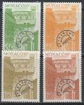 Монако 1977 год. Дворцовая часовая башня, 4 марки с предварительным гашением 