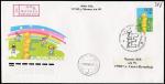 КПД. Программа "Европа-2000". Символический рисунок, 09.05.2000 год, Москва, почтамт, заказное, прошёл почту