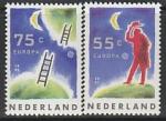 Нидерланды 1991 год. Европейское космическое путешествие, 2 марки (ю