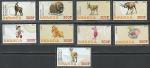 Руанда 2011 год. Герои Диснея и животные, 9 марок 