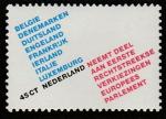 Нидерланды 1979 год. Первые прямые выборы в Европейский Парламент, 1 марка 