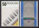 Нидерланды 1985 год. Европа: европейский год музыки, 2 марки 