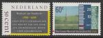 Нидерланды 1986 год. 100 лет Уголовному кодексу Нидерландов. 300 лет установления географической высоты моря в Амстердаме, 2 марки 