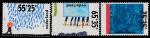 Нидерланды 1988 год. Детские рисунки: дети и вода, 3 марки 