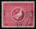 Германия 1949 год (советская зона оккупации). Выборы в III Народный конгресс, 1 марка (гашёная)