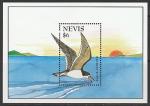 Невис 1995 год. Птицы: чёрный скиммер, блок 