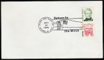 Конверт США со спецгашением. Возвращение на Луну, 20.07.1989 год, Балтимор (+1Ю)